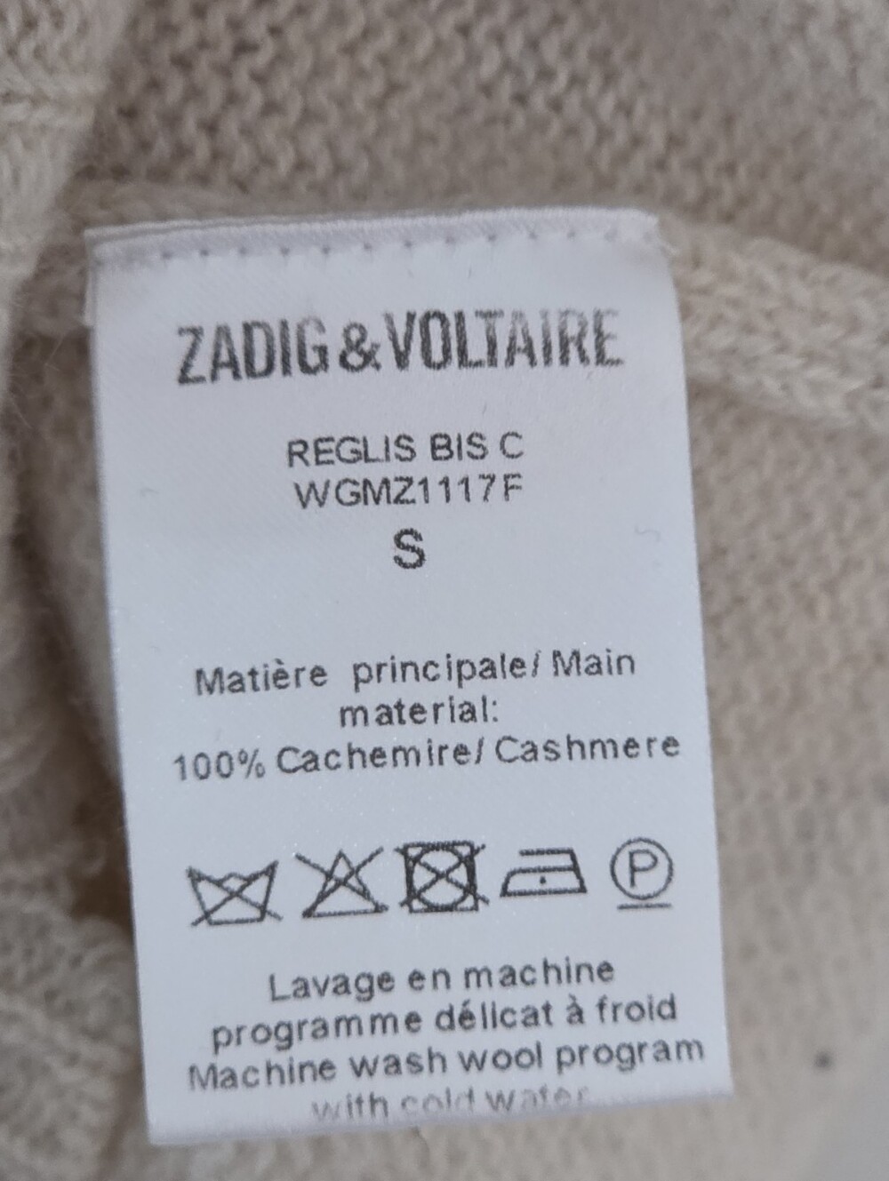 Zadig & Voltaire Rock & Roll Embroidered Cashmere Reglis Bis Sweater - Picture 11 of 11